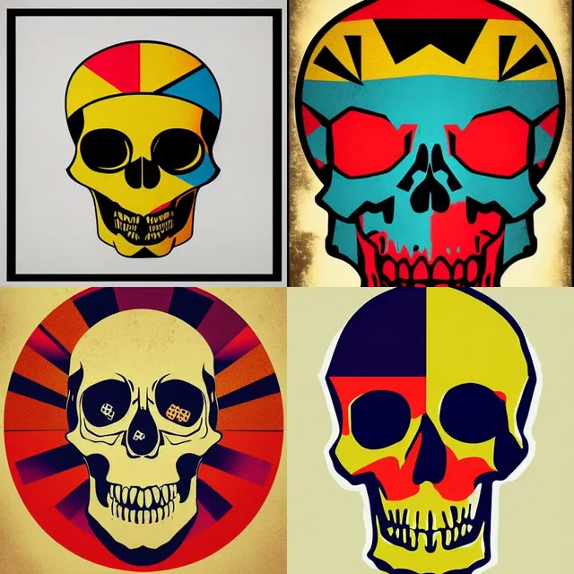 Pop art #Skull